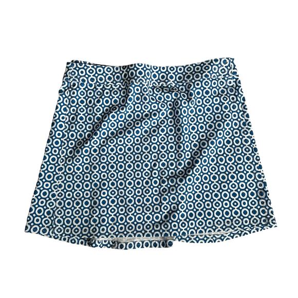 Ripskirt Hawaii Blue Geometric Print Women's Size Medium Length 2 Wrap Skirt‎ - Picture 1 of 7